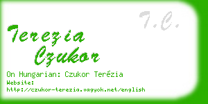 terezia czukor business card